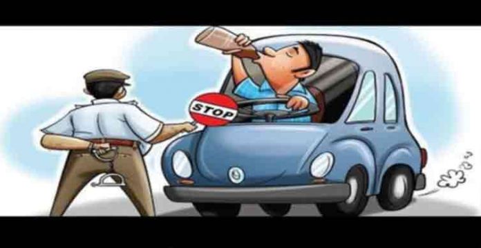 Nashay mein Driving ke khilaaf police ki karwaion ka aaghaz