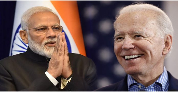 Modi ne Biden ko mubarakbaad di