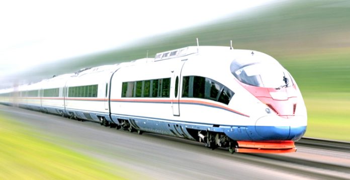 Hyderabad Mumbai bullet train araziyat ke sarwe ka agaaz